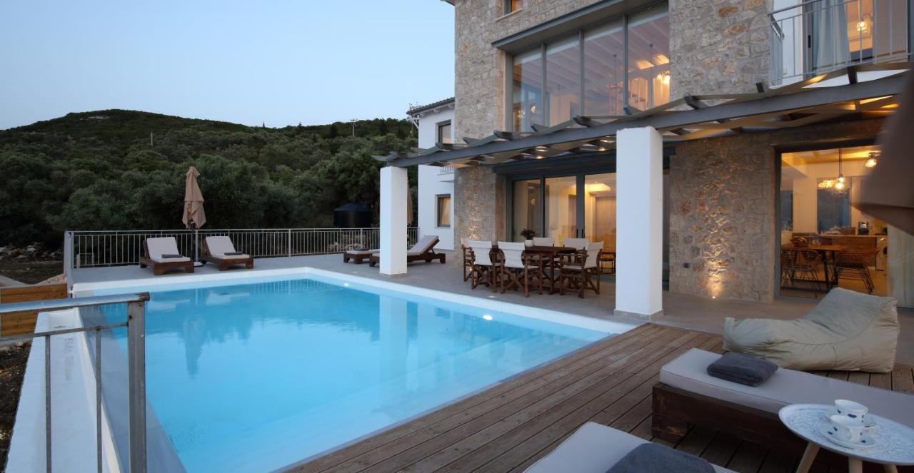 Tsakmakis Villas Luxury- Panoramic Sea View - Lefkada Tsoukaládhes Exteriér fotografie