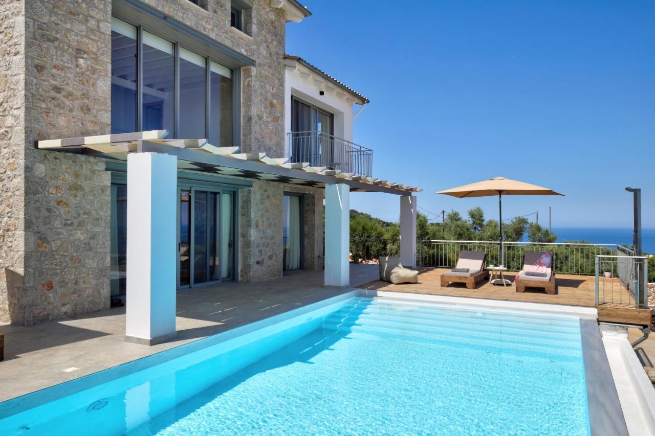 Tsakmakis Villas Luxury- Panoramic Sea View - Lefkada Tsoukaládhes Exteriér fotografie