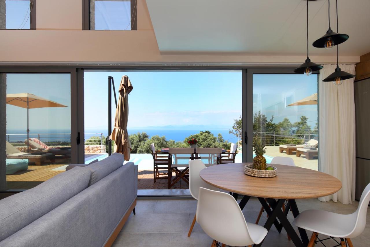 Tsakmakis Villas Luxury- Panoramic Sea View - Lefkada Tsoukaládhes Exteriér fotografie