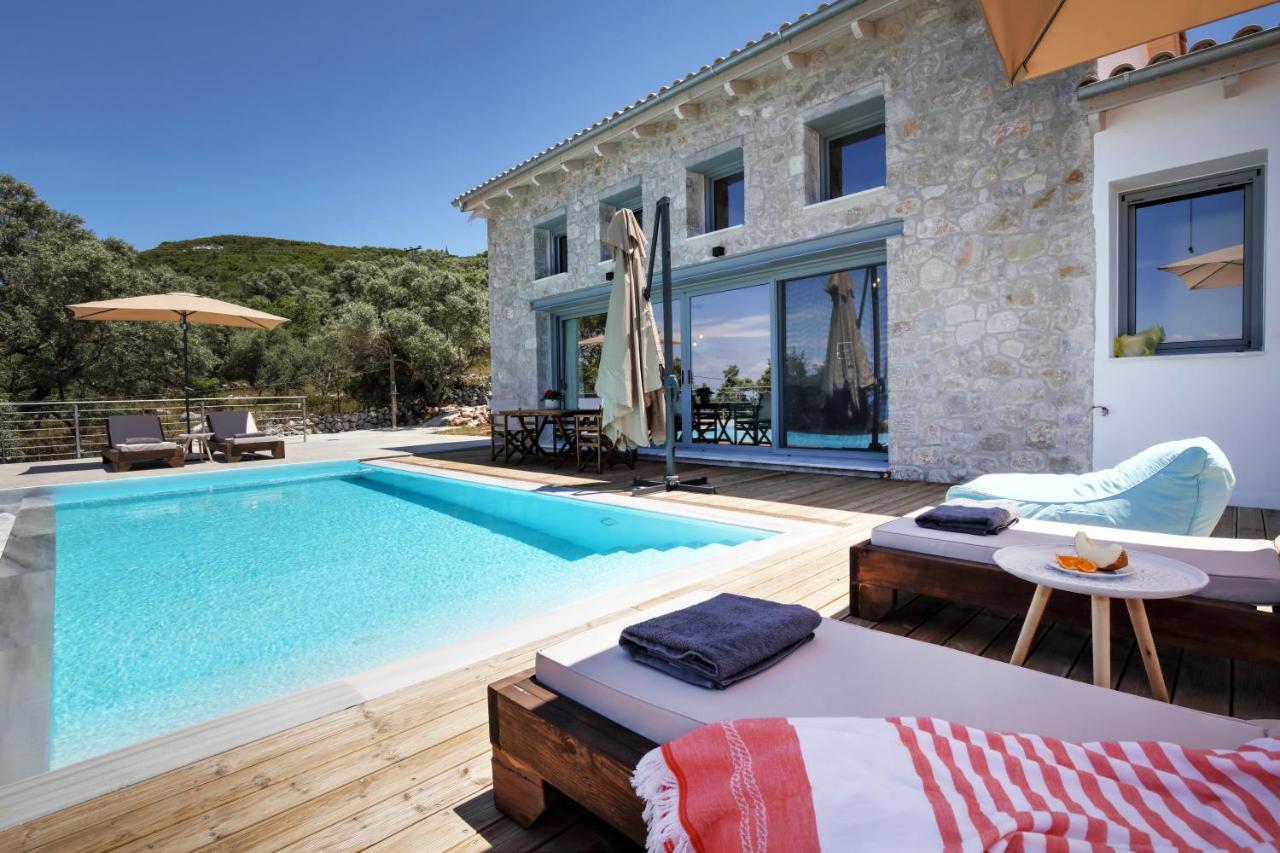 Tsakmakis Villas Luxury- Panoramic Sea View - Lefkada Tsoukaládhes Exteriér fotografie