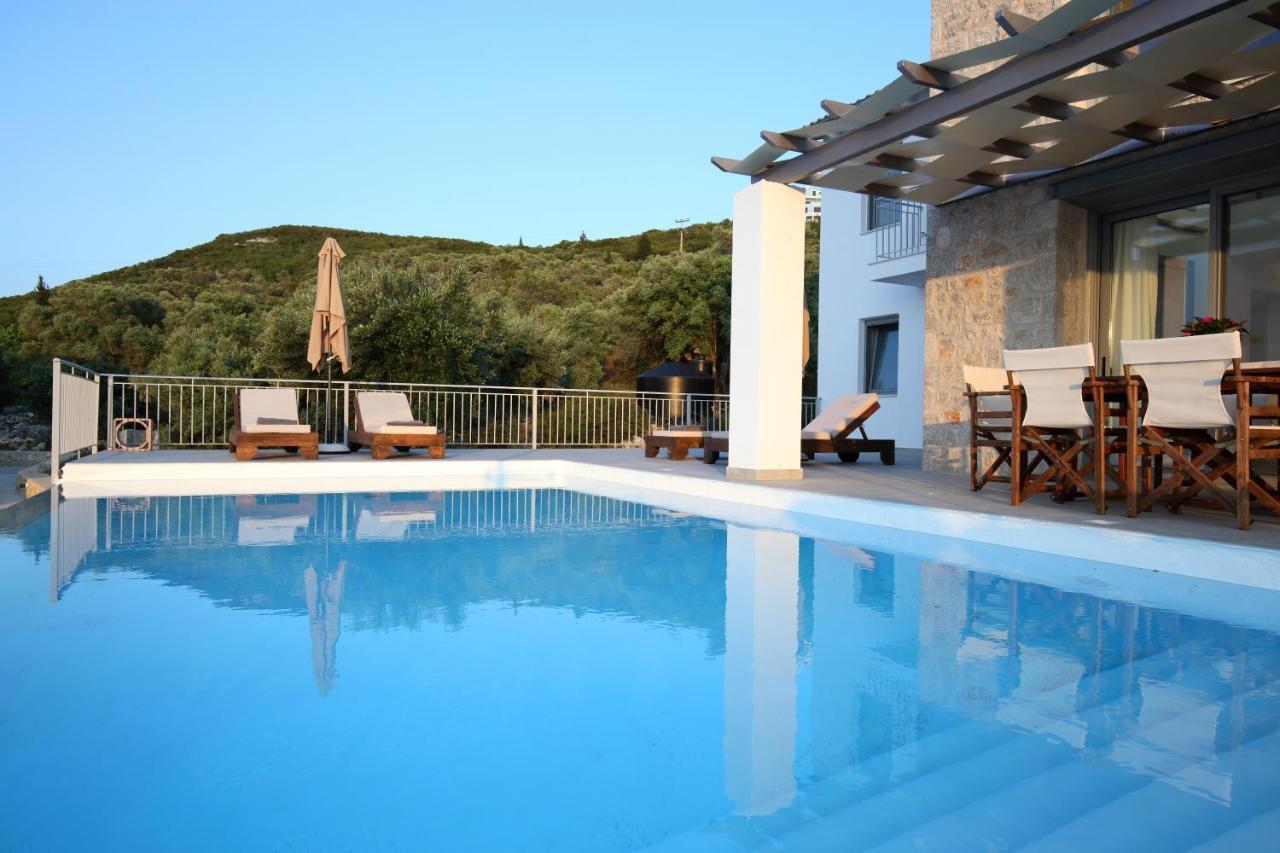Tsakmakis Villas Luxury- Panoramic Sea View - Lefkada Tsoukaládhes Exteriér fotografie