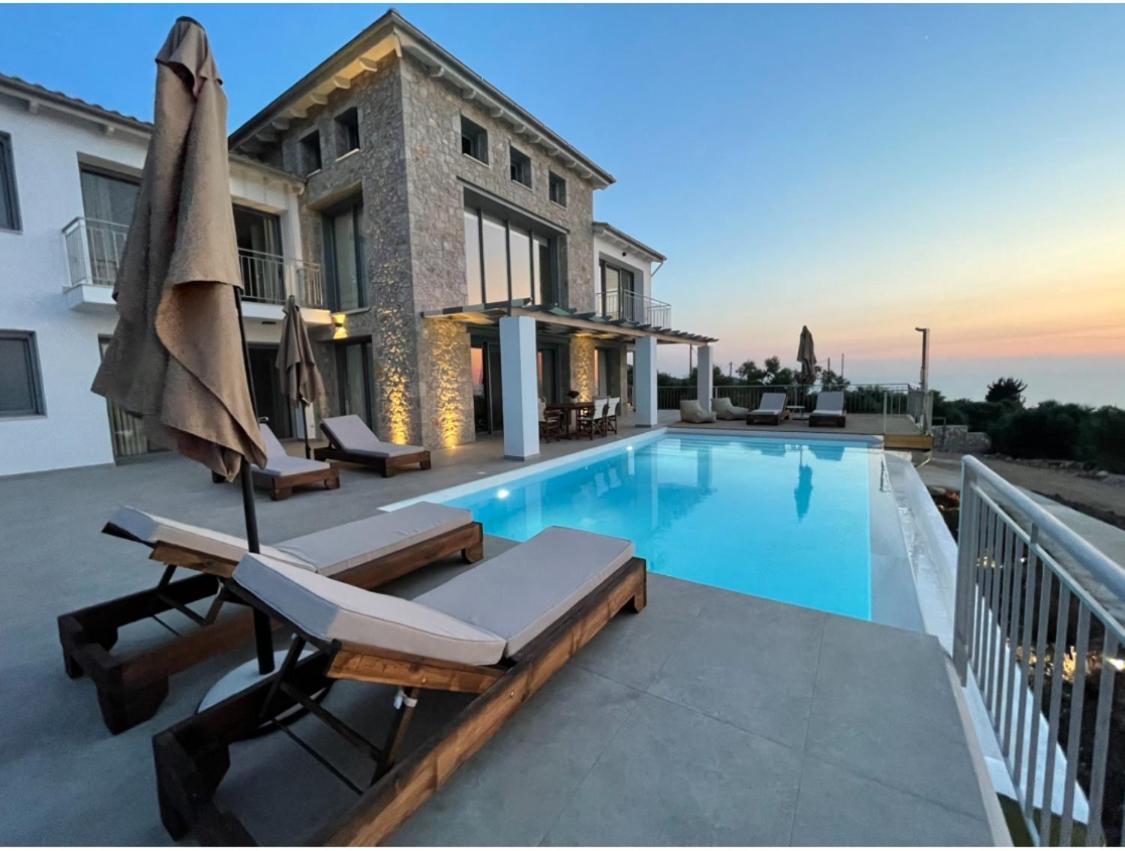 Tsakmakis Villas Luxury- Panoramic Sea View - Lefkada Tsoukaládhes Exteriér fotografie