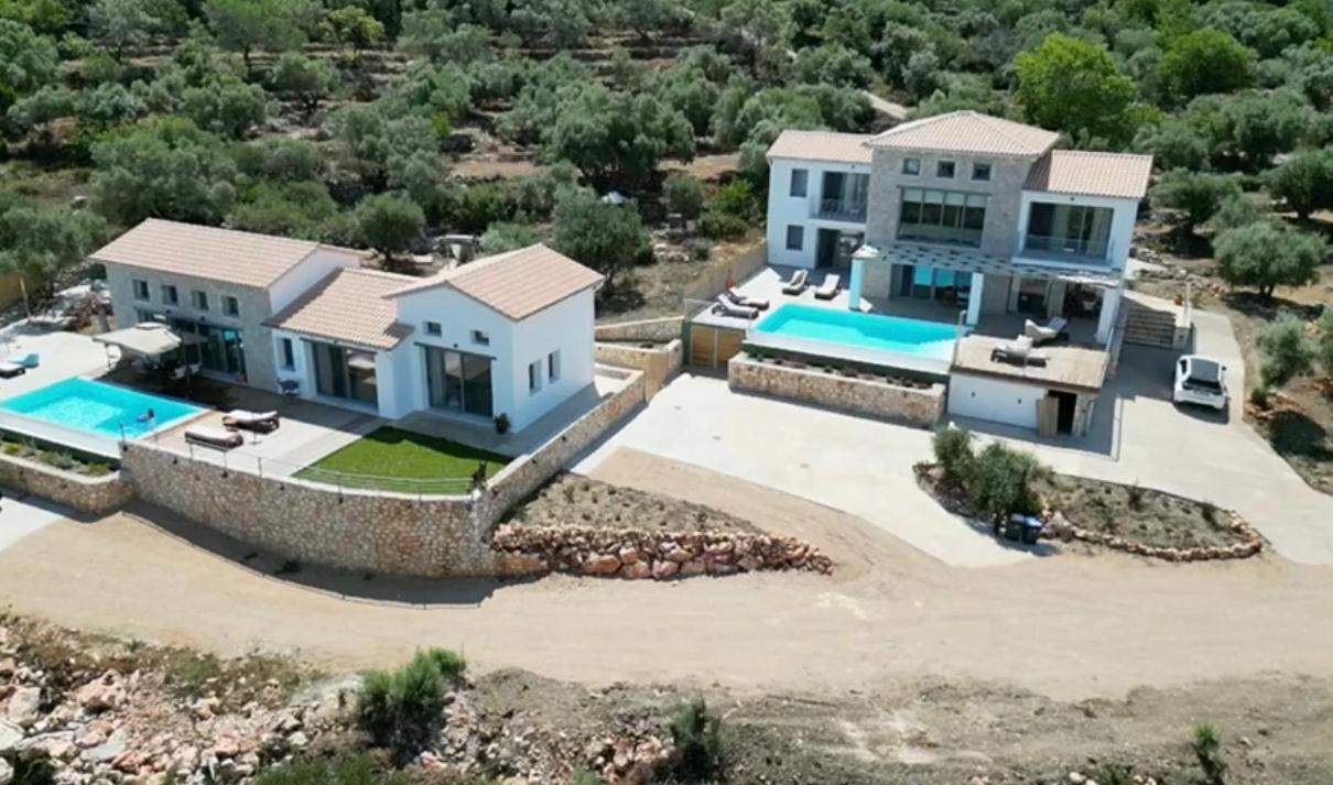 Tsakmakis Villas Luxury- Panoramic Sea View - Lefkada Tsoukaládhes Exteriér fotografie