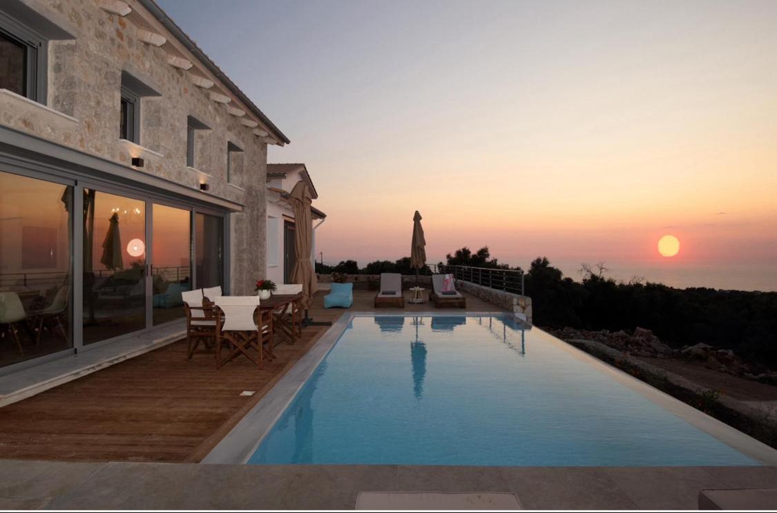 Tsakmakis Villas Luxury- Panoramic Sea View - Lefkada Tsoukaládhes Exteriér fotografie
